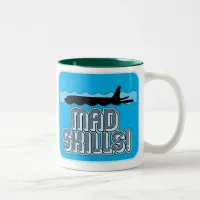 Mad Skills Pilot Two-Tone Coffee Mug