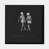 Till Death Do Us Part To The Grave Classic Design Magnet