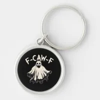 F-Caw-F Raven Retro Classic Keychain