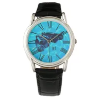 Chic Artistic Binoculars Graphic Trendy Modern Watch