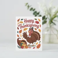 Thanksgiving Turkey Note Card