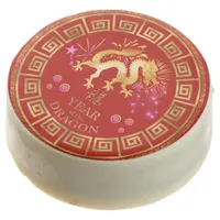 Chinese Zodiac Dragon Red/Gold ID542 Chocolate Covered Oreo