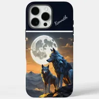 Full Moon and Wolf's Howl iPhone 16 Pro Max Case