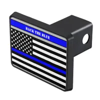 [Thin Blue Line] Back the Blue Law Enforcement SVG Hitch Cover