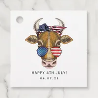 American Cow Favor Tags