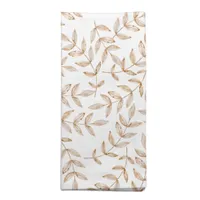 Neutral Watercolor Leaves Thanksgiving Napkin