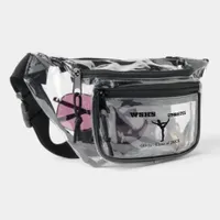 School Girl Gymnastics Custom Name Class of 20XX Clear Fanny Pack