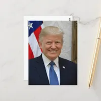 President Donald Trump 2017 Official Portrait Postcard