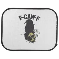 Funny F-Caw-F Crow Vintage Humor Essential Creativ Car Floor Mat
