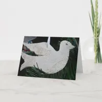 Christmas Dove Holiday Card