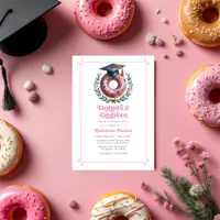 Donuts and Degrees Graduation Party Photo Invitation