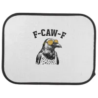 Funny F-Caw-F Crow Car Floor Mat