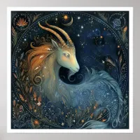 Carpicorn Zodiac Birth Sign Astrology Celestial