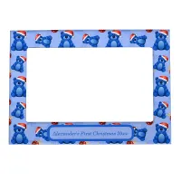 Cute Christmas Teddy Bears  Magnetic Frame