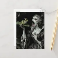 Dark Fantasy Princess Ate the Toad  Postcard