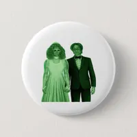 Till Death Do Us Part Classic Retro Design Button