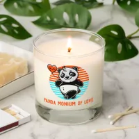 Cute Panda "Panda-monium of Love"  Scented Candle