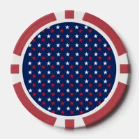 4th of July Poker Chips