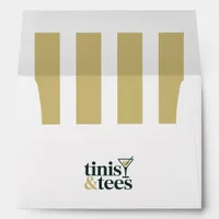Tinis & Tees Country Club Golf Bachelorette Envelope