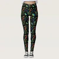 Rainbow Pride Valentine Leggings