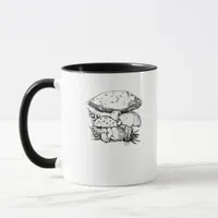 Cute Cottagecore Aesthetic Mushroom Fungi Goblinco Mug