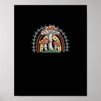 Cottagecore  Mushroom Goblincore Mycology Natureco Poster