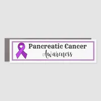 Pancreatic Cancer Awareness Ribbon Car Magnet