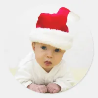 Baby Photo Christmas Sticker