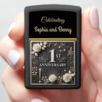 Celebrating Love and Memories on a Special Day Zippo Lighter