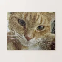 Orange Tabby Cat Jigsaw Puzzle