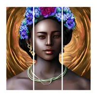 Black Goddess | African-American Woman AI Art