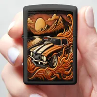 Muscle Car Meets Mountain Majesty Zippo Lighter