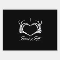 Spooky Classic - Skeleton Hands Heart Sign