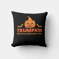 Trumpkin Make Halloween Great Again Throw Pillow
