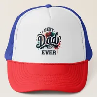 Best Dad Ever Basketball  Trucker Hat