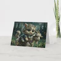 Best Friends Cat and Goat All Occasions  Card