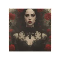 Gothic Bride Wood Wall Art