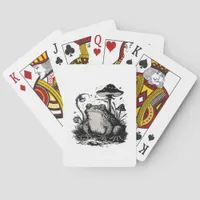 Goblincore Frog Minimal Classic Design Poker Cards