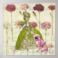 Marie and Her Poodle Poster