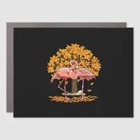It’s Fall Y’all Flamingo Autumn Style Car Magnet