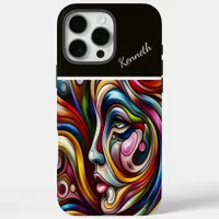 Colorful Female Portrait In Color iPhone 16 Pro Max Case