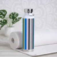 Trendy Modern Stripes Water Bottle