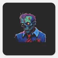 Till Death Do Us Part – Commitment Design Square Sticker