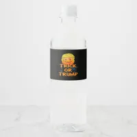 Halloween Trumpkin Classic Water Bottle Label