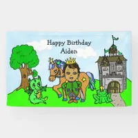 Personalized  Prince Birthday Banner