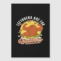 Leftovers Are For Quitters Classic Funny Retro