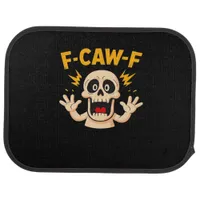 Halloween F-Caw-F Skull Car Floor Mat