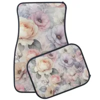 Elegant Rose Blossoms Car Floor Mat