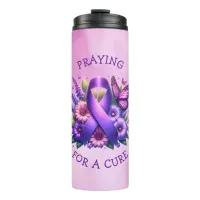 Praying for a Cure  | Pancreatic Cancer Thermal Tumbler