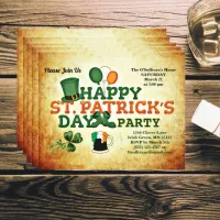 Budget St Patrick's Day Party Vintage Flyer